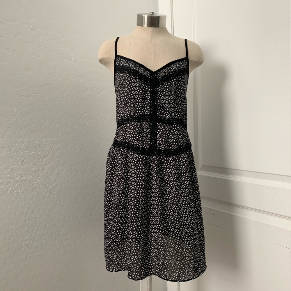 Zoe & Rose Flowers Boho Bohemian Skater Dress